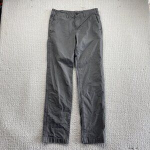 American Eagle Jeans Mens 30x34 Faded Light Gray Original Straight Denim Flex